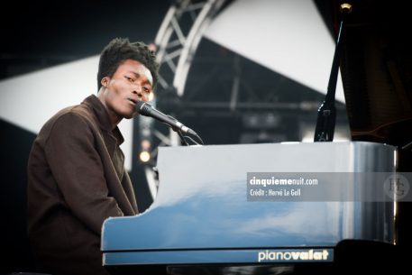 Benjamin Clementine Festival les Vieilles Charrues samedi 19 juillet 2014 par Herve Le Gall.