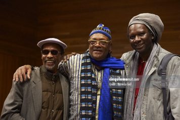 Avreeayl Ra, Famoudou Don Moye, Hamid Drake Conservatoire de Brest lundi 12 octobre 2015 par Herve Le Gall