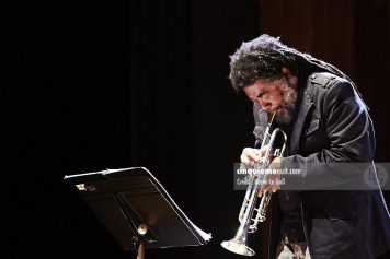 Wadada Leo Smith Mike Reed Atlantique jazz festival Conservatoire Brest dimanche 18 octobre 2015 par Herve Le Gall.