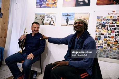 Philippe Champion et Hamid Drake Badseeds Brest 10 mai 2017 par herve le gall photographe cinquieme nuit