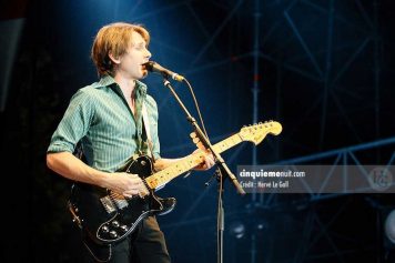 Franz Ferdinand festival la route du rock dimanche 13 août 2006 par Hervé « harvey » LE GALL photographe Cinquième nuit