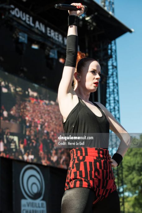 Garbage Festival des Vieilles Charrues Carhaix dimanche 22 juillet 2012 par herve le gall photographe cinquieme nuit