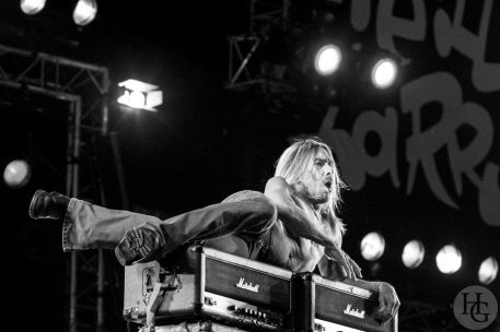 Iggy Pop and the Stooges Festival les Vieilles Charrues samedi 23 juillet 2005 par herve le gall photographe cinquieme nuit
