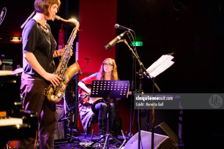 photo Ingrid Laubrock quintet au Cabaret Vauban 20 mars 2013 par herve le gall photographe cinquieme nuit