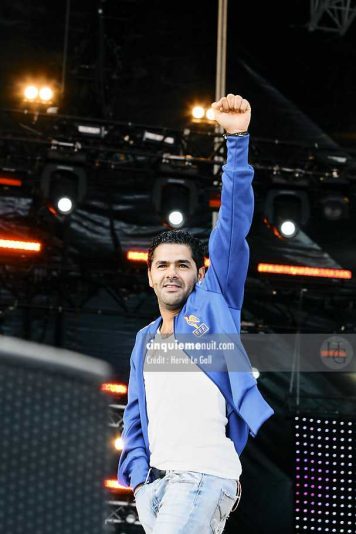 Jamel Debbouze Festival les Vieilles Charrues samedi 22 juillet 2006 par Hervé « harvey » LE GALL photographe Cinquième nuit