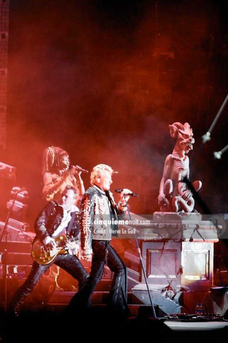 Johnny Hallyday Festival les Vieilles Charrues Carhaix jeudi 20 juillet 2006 par Hervé « harvey » LE GALL photographe Cinquième nuit