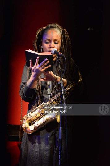 Matana Roberts saxophone Cabaret Vauban 24 mars 2012 par herve le gall photographe cinquieme nuit