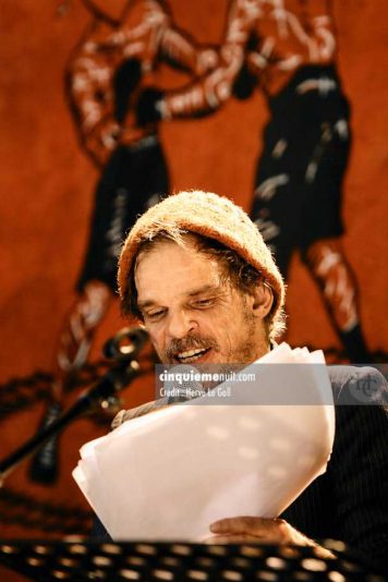 Serge Teyssot-Gay et Denis Lavant Festival les Vieilles Charrues vendredi 21 juillet 2006 par Hervé « harvey » LE GALL photographe Cinquième nuit