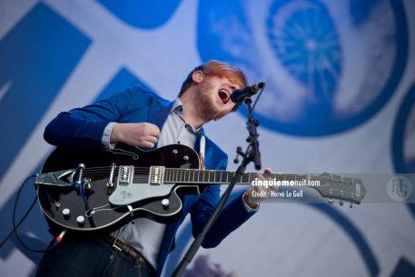 Two door cinema club Festival les Vieilles Charrues Carhaix samedi 16 juillet 2011 par herve le gall photographe cinquieme nuit