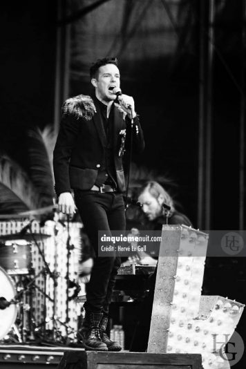 The Killers Festival les Vieilles Charrues jeudi 16 juillet 2009 par herve le gall photographe cinquieme nuit