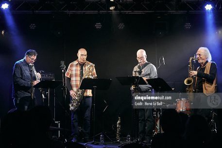 Rova saxophone quartet Atlantique jazz festival Cabaret Vauban jeudi 11 octobre 2018